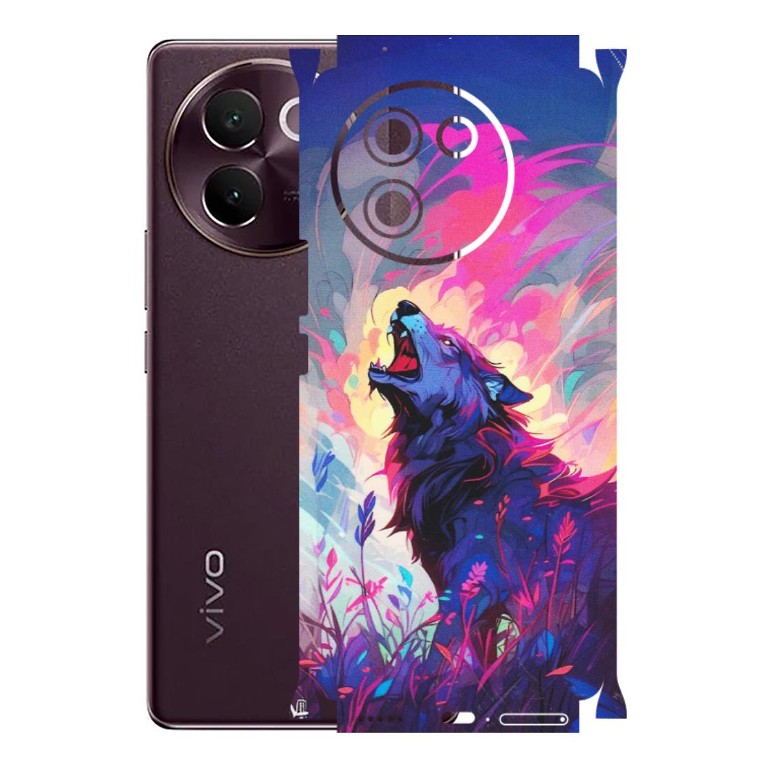 VIVO Z/V/X/T/U/S Series Phone Skins (All Models) - New Wild Wolf Abstract - Matte Finish (M-125) Vivo V30E