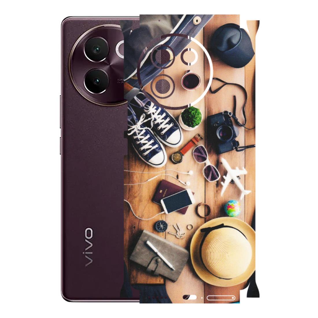 VIVO Z/V/X/T/U/S Series Phone Skins (All Models) - Travel Wanderlust - Matte Finish (M-133) Vivo V30E