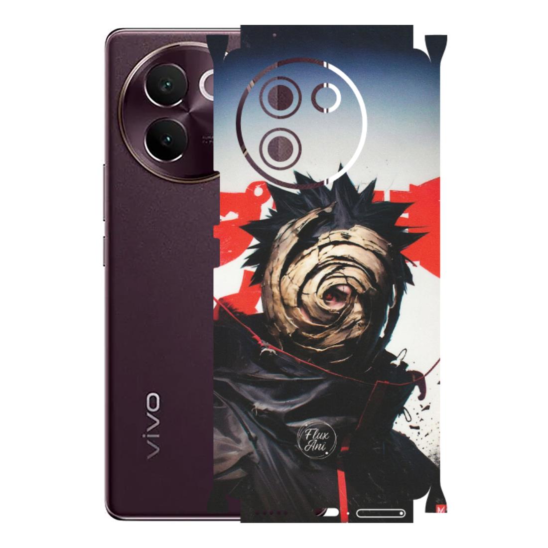 VIVO Z/V/X/T/U/S Series Phone Skins (All Models) - Obito Uchiha Cool Anime - Matte Finish (M-134) Vivo V30E