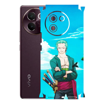 VIVO Z/V/X/T/U/S Series Phone Skins (All Models) - Cool Swordman Zoro Anime - Matte Finish (M-143) Vivo V30E