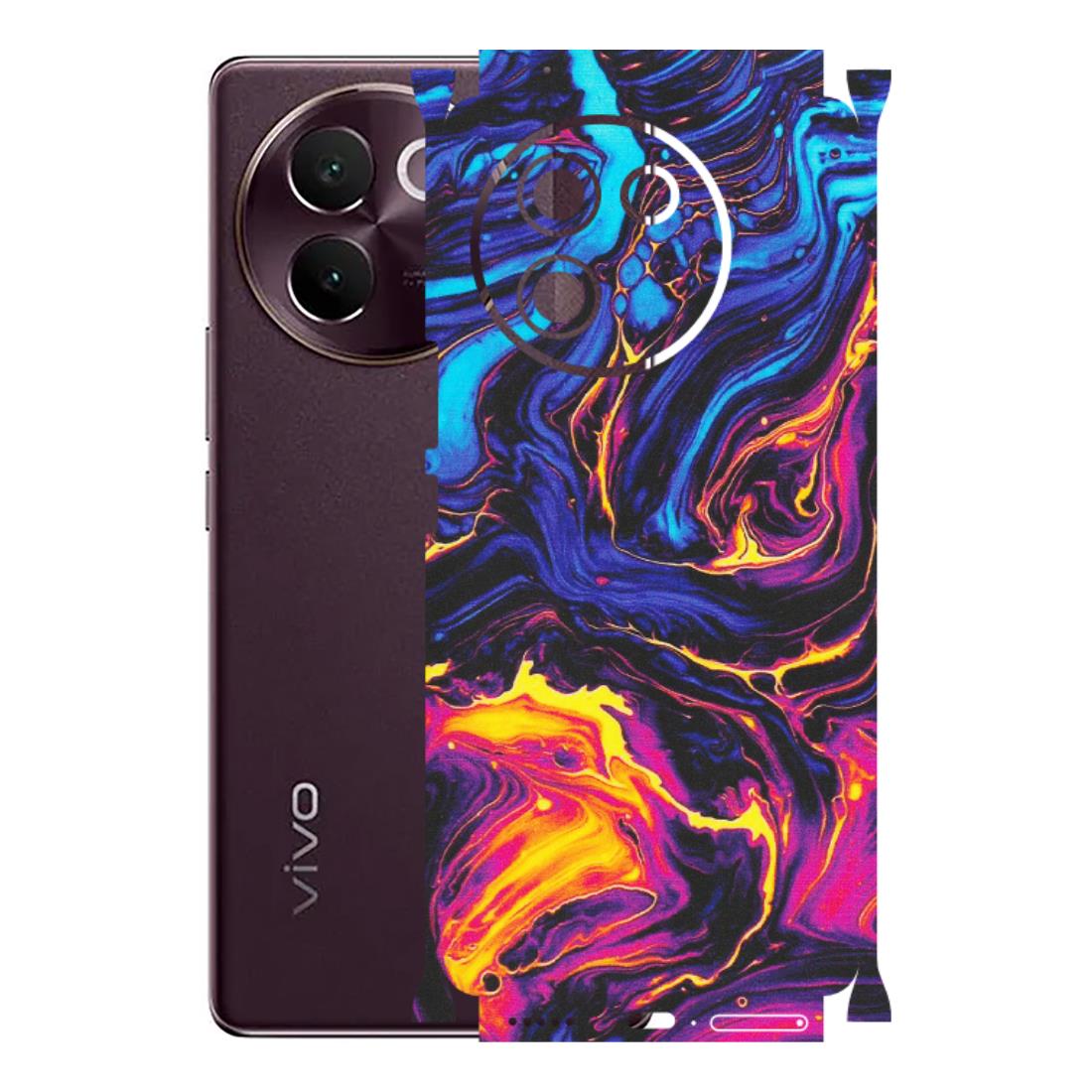 VIVO Z/V/X/T/U/S Series Phone Skins (All Models) - Abstract Paint Classy - Matte Finish (M-15) Vivo V30E
