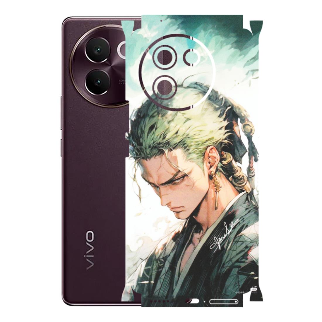 VIVO Z/V/X/T/U/S Series Phone Skins (All Models) - Pirate Hunter One Piece Anime - Matte Finish (M-157) Vivo V30E