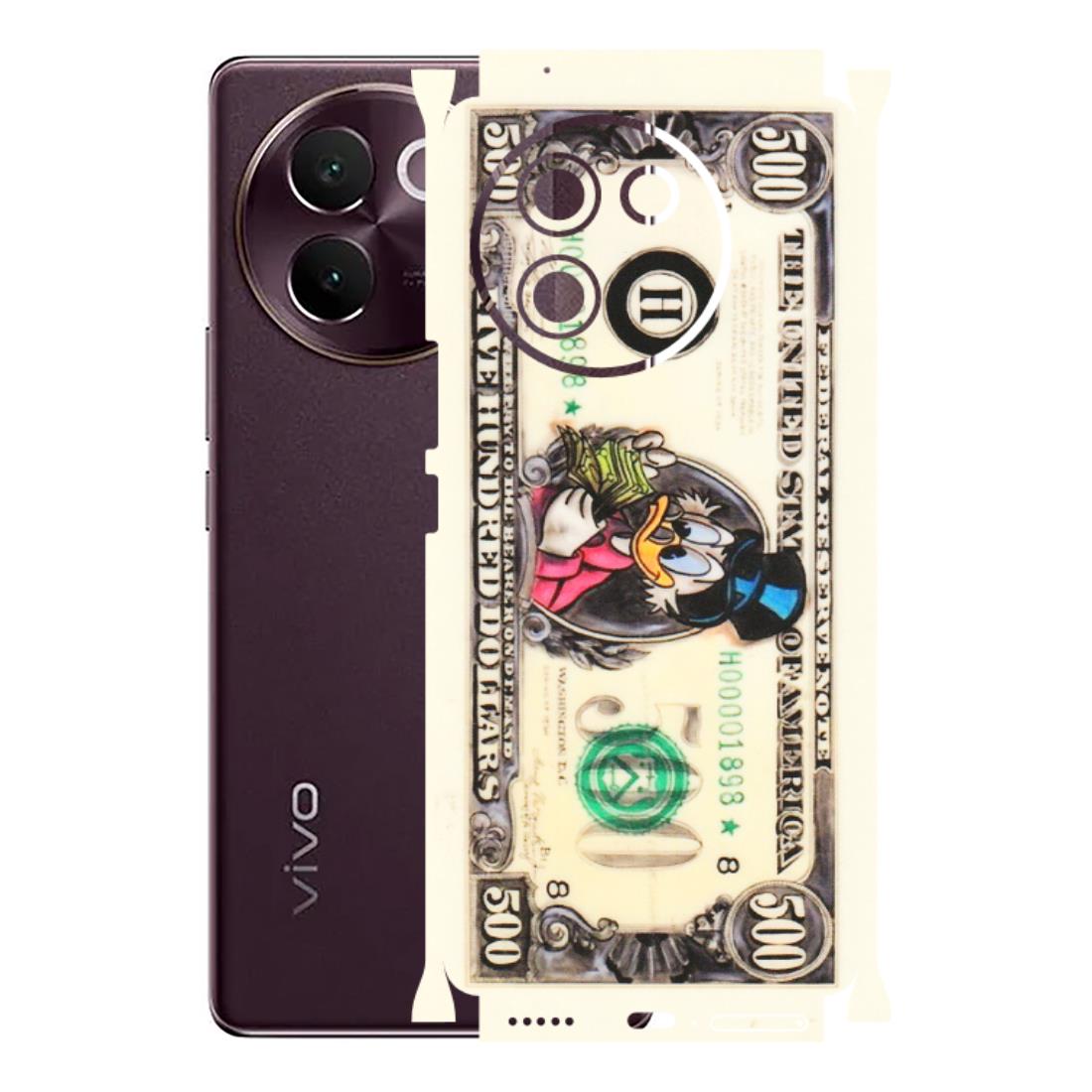 VIVO Z/V/X/T/U/S Series Phone Skins (All Models) - Five Hundred Dollar Duck - Transparent Finish (T-15) Vivo V30E