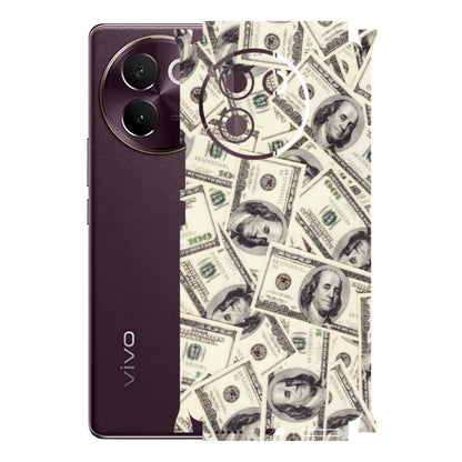 VIVO Z/V/X/T/U/S Series Phone Skins (All Models) - Dollar Lover - Transparent Finish (T-17) Vivo V30E