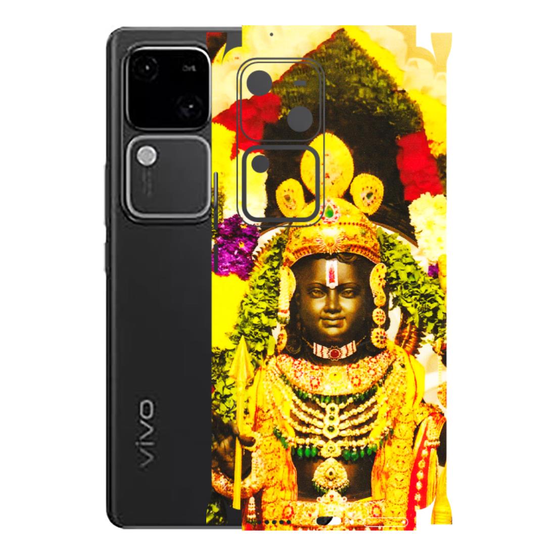 VIVO Z/V/X/T/U/S Series Phone Skins (All Models) - Ram Lalla Ayodhya - 3D Embossed Finish (L-103) Vivo V30 5G