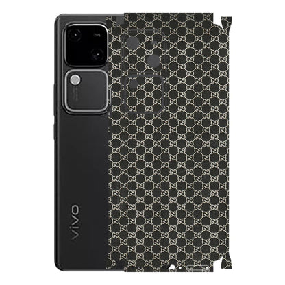 VIVO Z/V/X/T/U/S Series Phone Skins (All Models) - Black G Print - 3D Embossed Finish (L-109) Vivo V30 5G