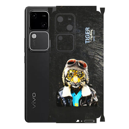 VIVO Z/V/X/T/U/S Series Phone Skins (All Models) - Rider Tiger - 3D Embossed Finish (L-113) Vivo V30 5G