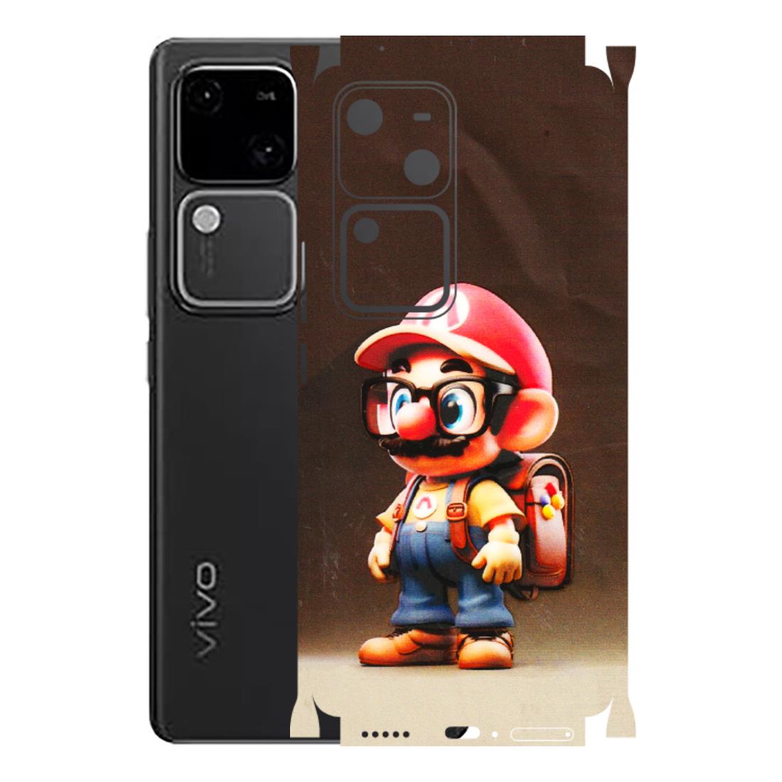 VIVO Z/V/X/T/U/S Series Phone Skins (All Models) - Little Mario - 3D Embossed Finish (L-119) Vivo V30 5G