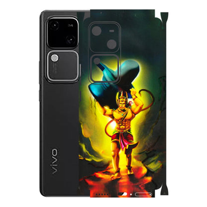 VIVO Z/V/X/T/U/S Series Phone Skins (All Models) - Hanuman Ji - 3D Embossed Finish (L-128) Vivo V30 5G