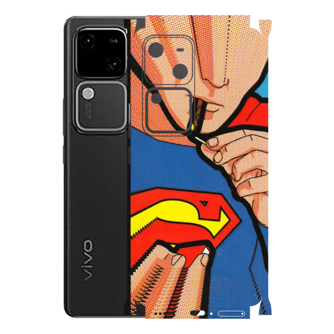 VIVO Z/V/X/T/U/S Series Phone Skins (All Models) - Superman Sutta - 3D Embossed Finish (L-130) Vivo V30 5G