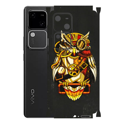 VIVO Z/V/X/T/U/S Series Phone Skins (All Models) - Classy Smart Owl - 3D Embossed Finish (L-144) Vivo V30 5G