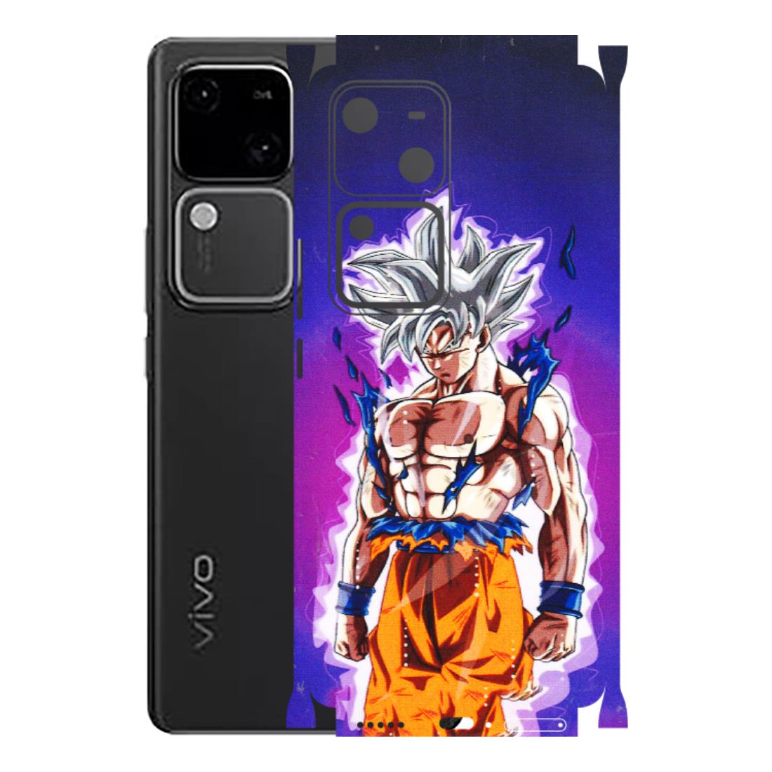 VIVO Z/V/X/T/U/S Series Phone Skins (All Models) - Goku Purple Anime - 3D Embossed Finish (L-147) Vivo V30 5G