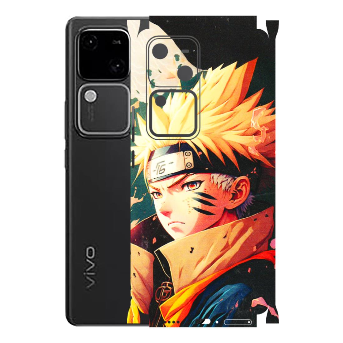 VIVO Z/V/X/T/U/S Series Phone Skins (All Models) - New Naruto - 3D Embossed Finish (L-148) Vivo V30 5G