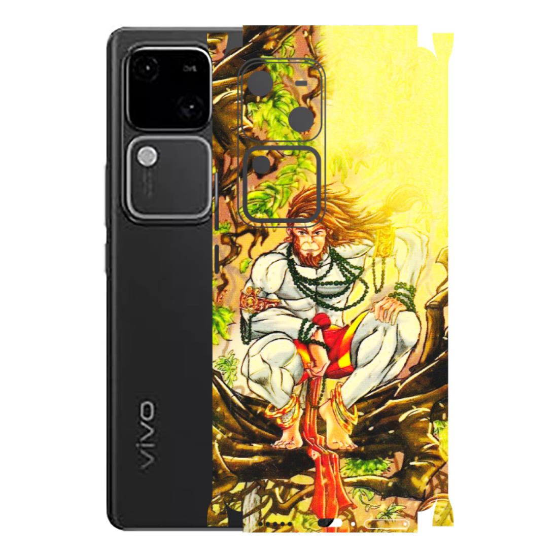 VIVO Z/V/X/T/U/S Series Phone Skins (All Models) - Lord Hanuman - 3D Embossed Finish (L-152) Vivo V30 5G