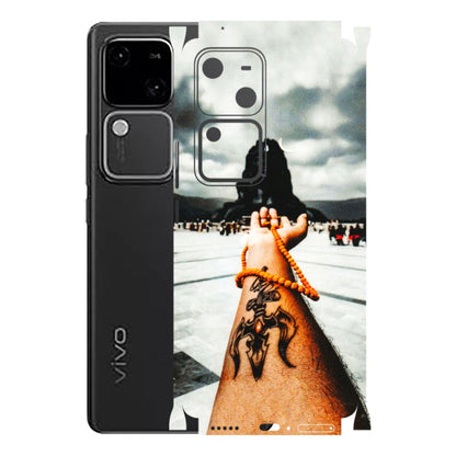 VIVO Z/V/X/T/U/S Series Phone Skins (All Models) - Jai Adiyogi Mahakaal - 3D Embossed Finish (L-164) Vivo V30 5G