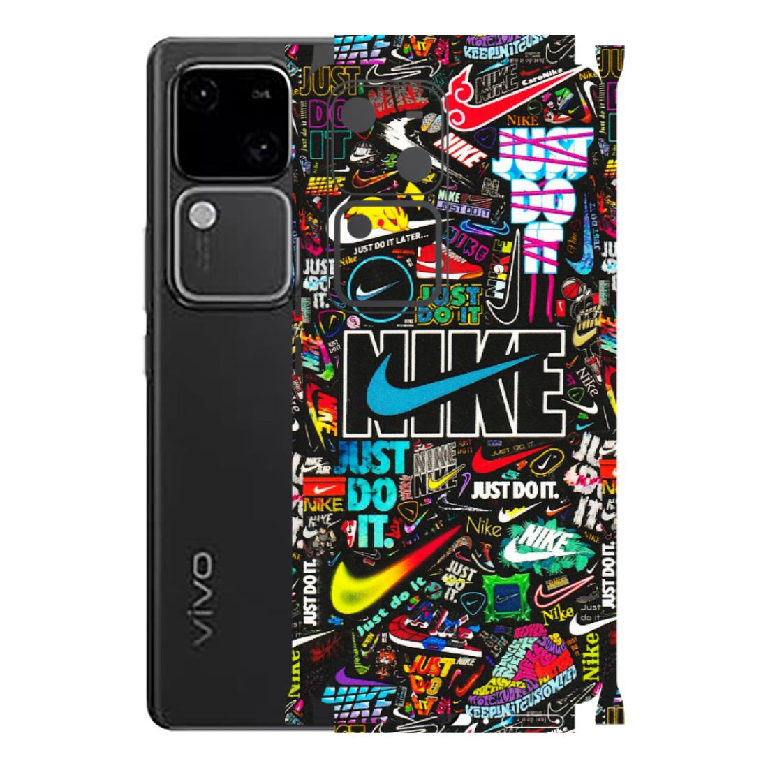 VIVO Z/V/X/T/U/S Series Phone Skins (All Models) - Just Do It Doodles - 3D Embossed Finish (L-166) Vivo V30 5G
