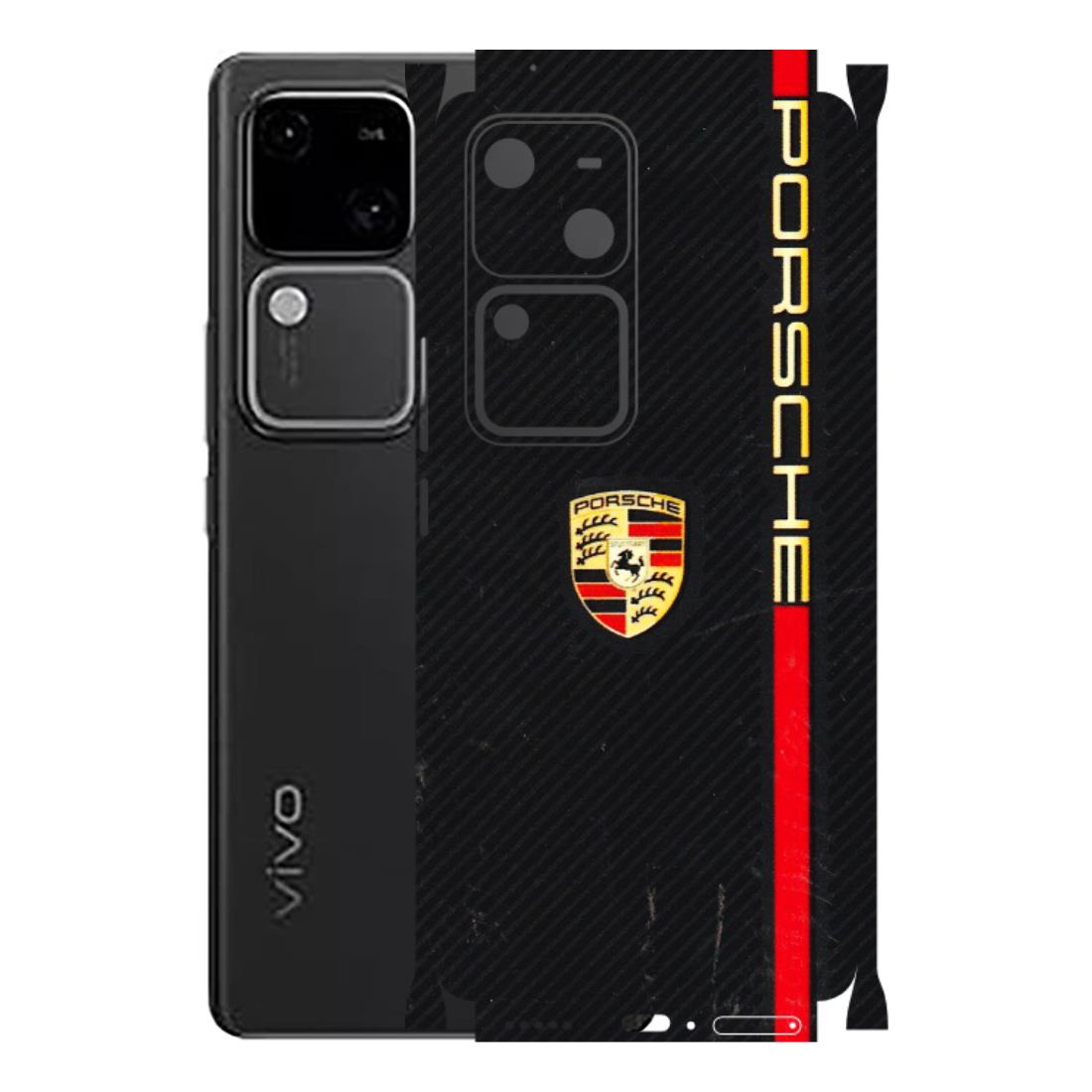 VIVO Z/V/X/T/U/S Series Phone Skins (All Models) - Premium Porsche - 3D Embossed Finish (L-225) Vivo V30 5G