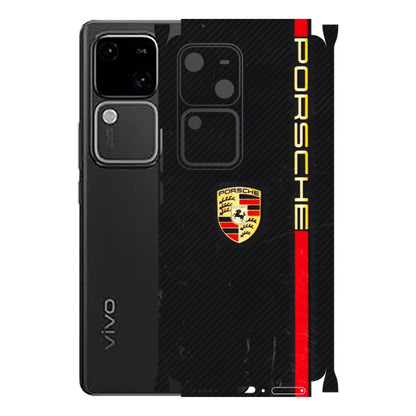 VIVO Z/V/X/T/U/S Series Phone Skins (All Models) - Premium Porsche - 3D Embossed Finish (L-225) Vivo V30 5G