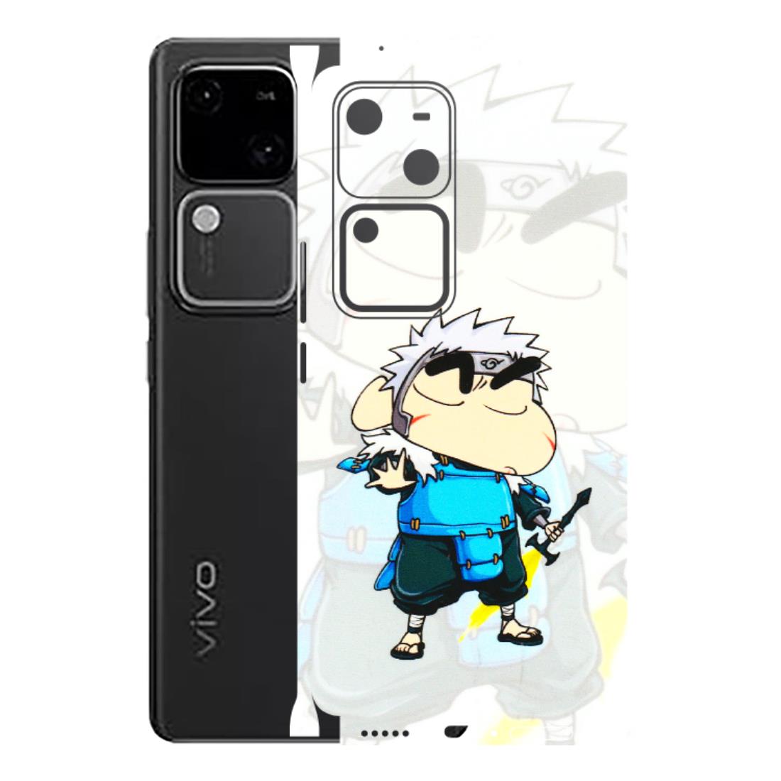 VIVO Z/V/X/T/U/S Series Phone Skins (All Models) - Angry Young Shinchan - 3D Embossed Finish (L-226) Vivo V30 5G
