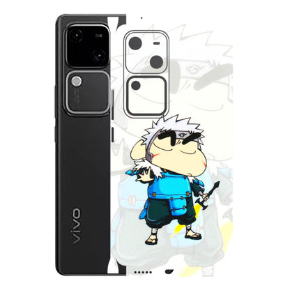 VIVO Z/V/X/T/U/S Series Phone Skins (All Models) - Angry Young Shinchan - 3D Embossed Finish (L-226) Vivo V30 5G
