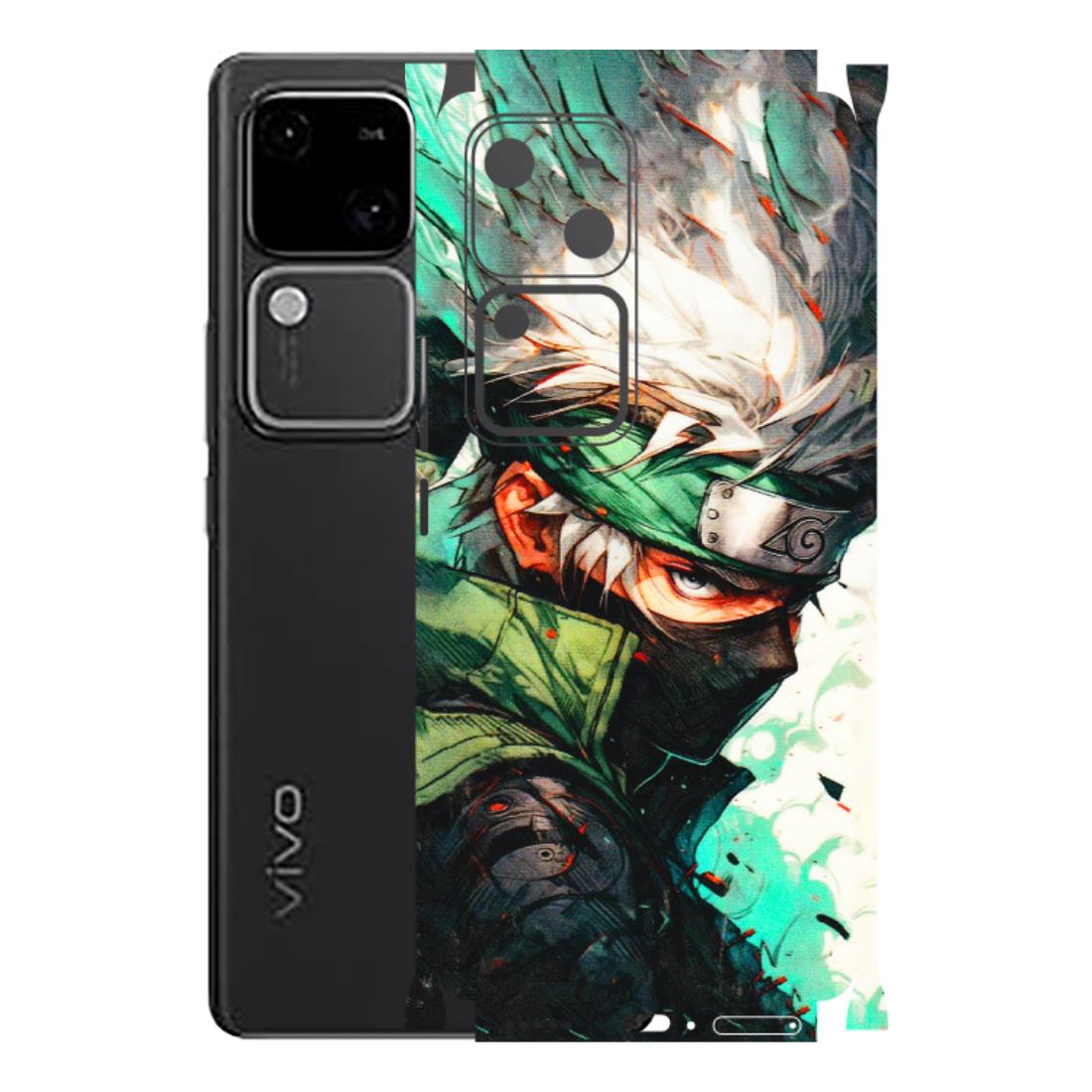 VIVO Z/V/X/T/U/S Series Phone Skins (All Models) - Kakashi Side Profile - 3D Embossed Finish (L-249) Vivo V30 5G