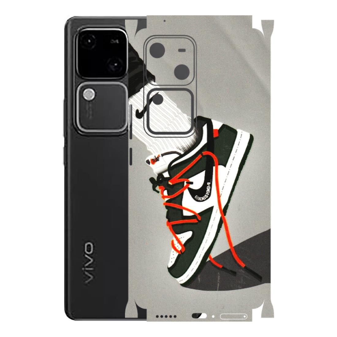 VIVO Z/V/X/T/U/S Series Phone Skins (All Models) - New Grey Sneaker - 3D Embossed Finish (L-261) Vivo V30 5G
