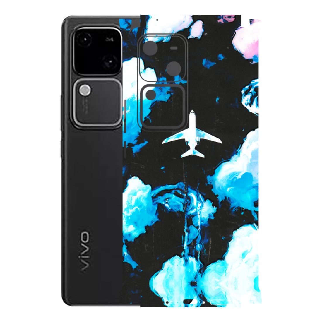 VIVO Z/V/X/T/U/S Series Phone Skins (All Models) - Travel In Airline - 3D Embossed Finish (L-264) Vivo V30 5G