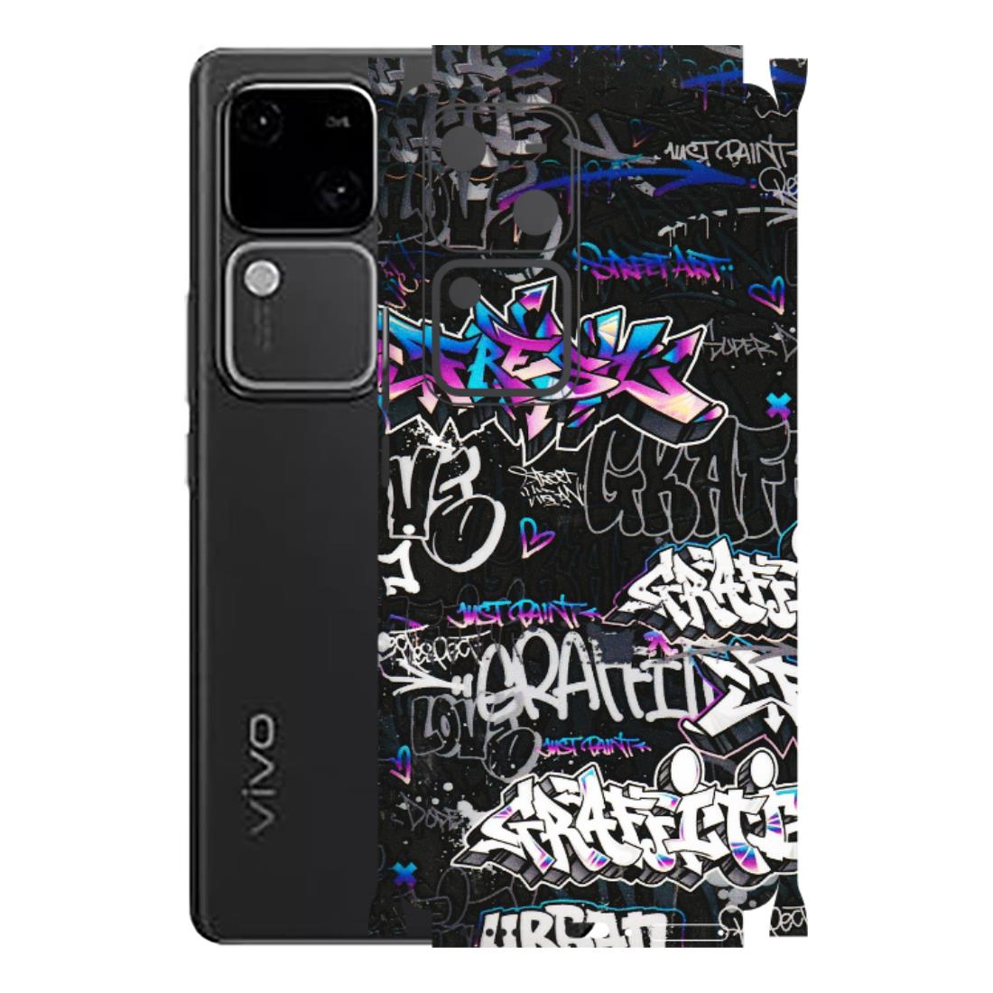 VIVO Z/V/X/T/U/S Series Phone Skins (All Models) - Graffiti Killer - 3D Embossed Finish (L-274) Vivo V30 5G