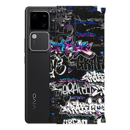 VIVO Z/V/X/T/U/S Series Phone Skins (All Models) - Graffiti Killer - 3D Embossed Finish (L-274) Vivo V30 5G