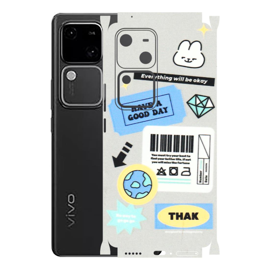 VIVO Z/V/X/T/U/S Series Phone Skins (All Models) - Will Be Okay Design - 3D Embossed Finish (L-316) Vivo V30 5G