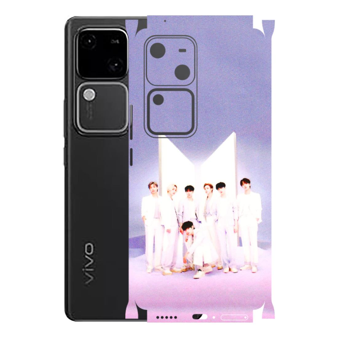VIVO Z/V/X/T/U/S Series Phone Skins (All Models) - BTS - 3D Embossed Finish (L-94) Vivo V30 5G
