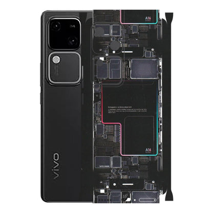 VIVO Z/V/X/T/U/S Series Phone Skins (All Models) - Motherboard Circuit Layout - Matte Finish (M-117) Vivo V30 5G