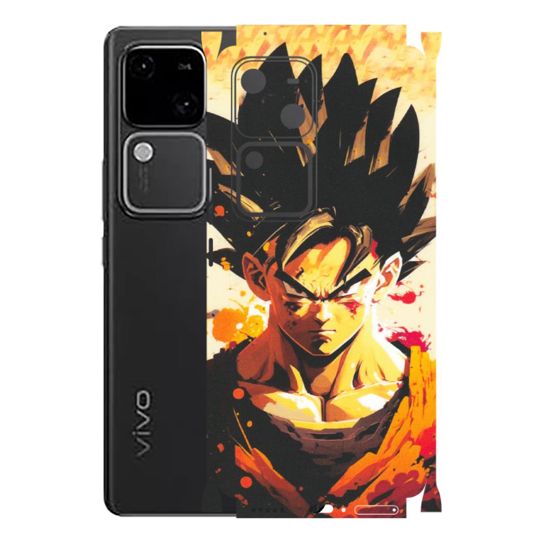VIVO Z/V/X/T/U/S Series Phone Skins (All Models) - Angry Goku - Matte Finish (M-12) Vivo V30 5G