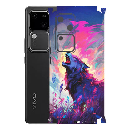 VIVO Z/V/X/T/U/S Series Phone Skins (All Models) - New Wild Wolf Abstract - Matte Finish (M-125) Vivo V30 5G