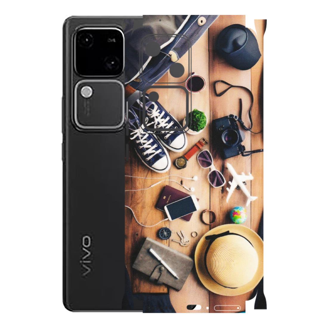 VIVO Z/V/X/T/U/S Series Phone Skins (All Models) - Travel Wanderlust - Matte Finish (M-133) Vivo V30 5G
