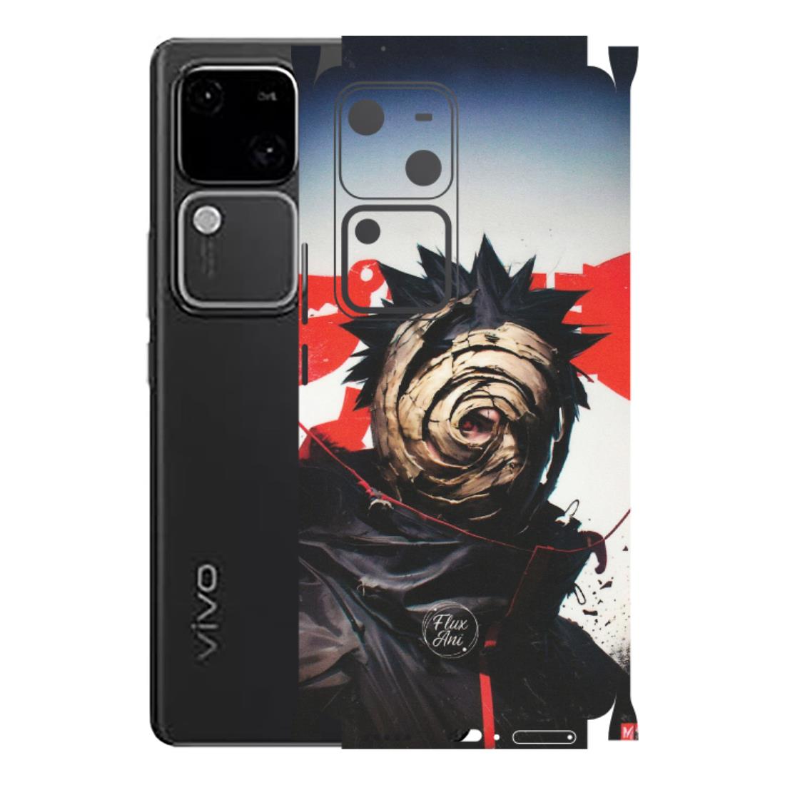 VIVO Z/V/X/T/U/S Series Phone Skins (All Models) - Obito Uchiha Cool Anime - Matte Finish (M-134) Vivo V30 5G