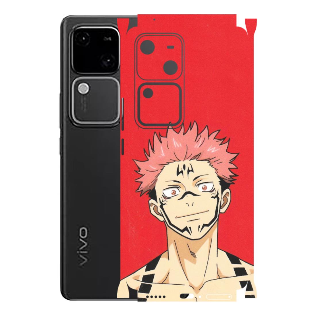 VIVO Z/V/X/T/U/S Series Phone Skins (All Models) - Ryomen Sukuna Fun Anime - Matte Finish (M-153) Vivo V30 5G