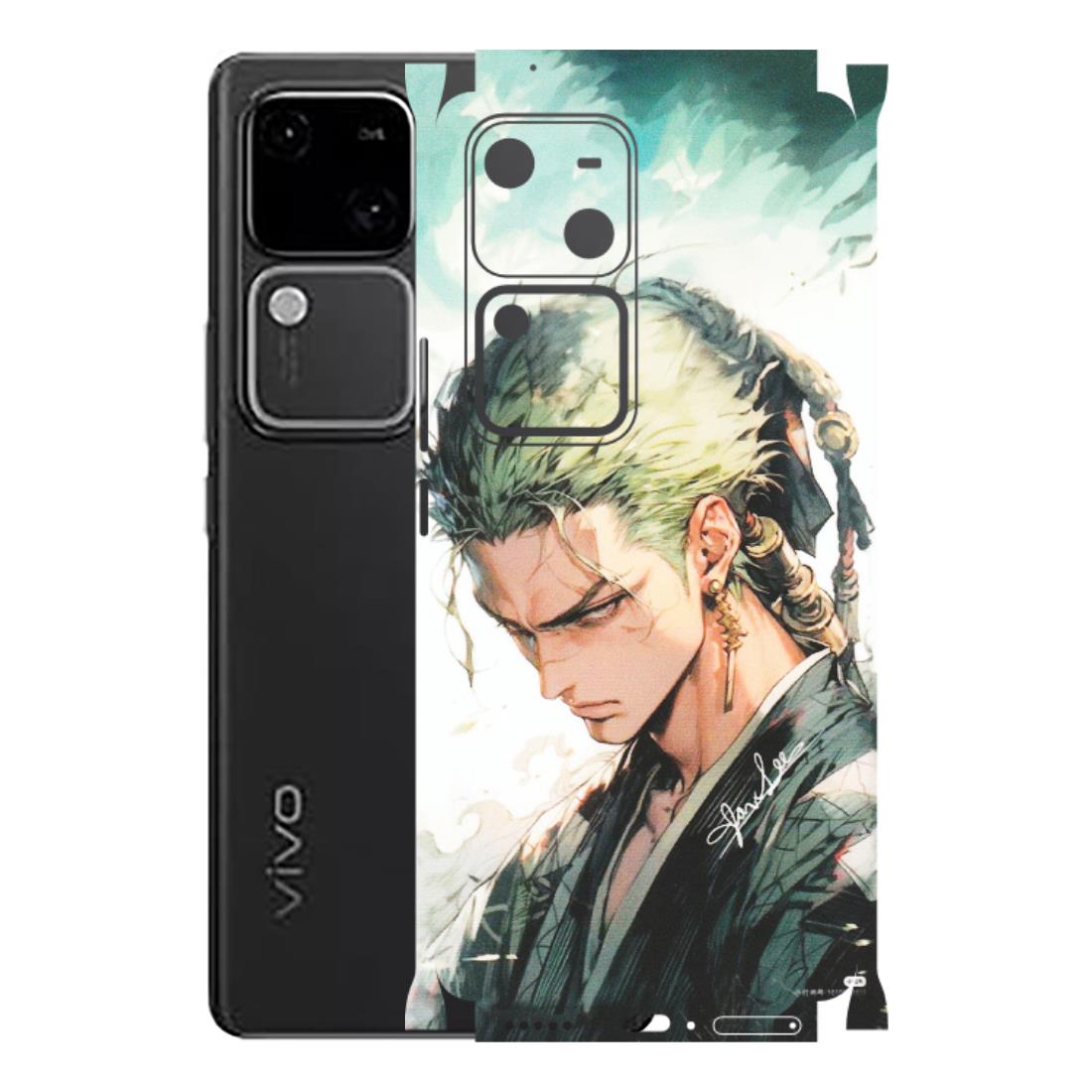 VIVO Z/V/X/T/U/S Series Phone Skins (All Models) - Pirate Hunter One Piece Anime - Matte Finish (M-157) Vivo V30 5G