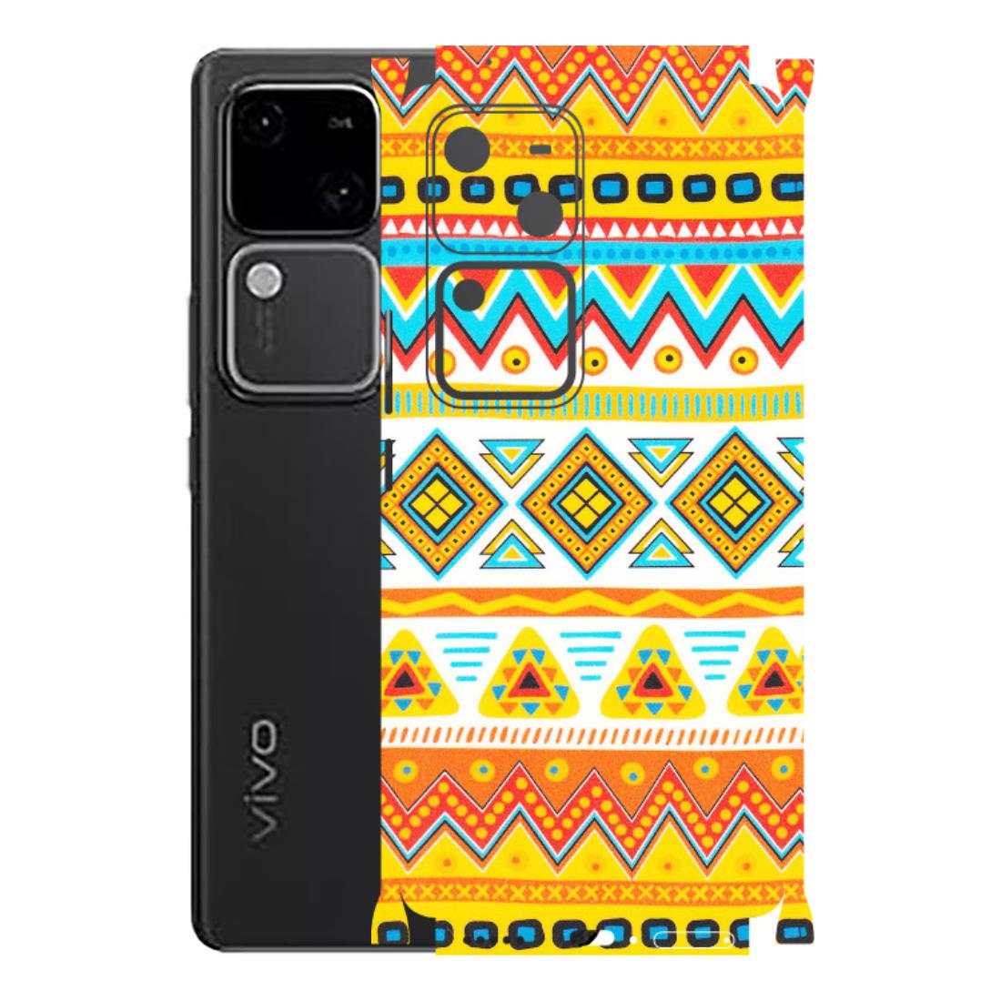 VIVO Z/V/X/T/U/S Series Phone Skins (All Models) - Mexican Abstract - Matte Finish (M-71) Vivo V30 5G