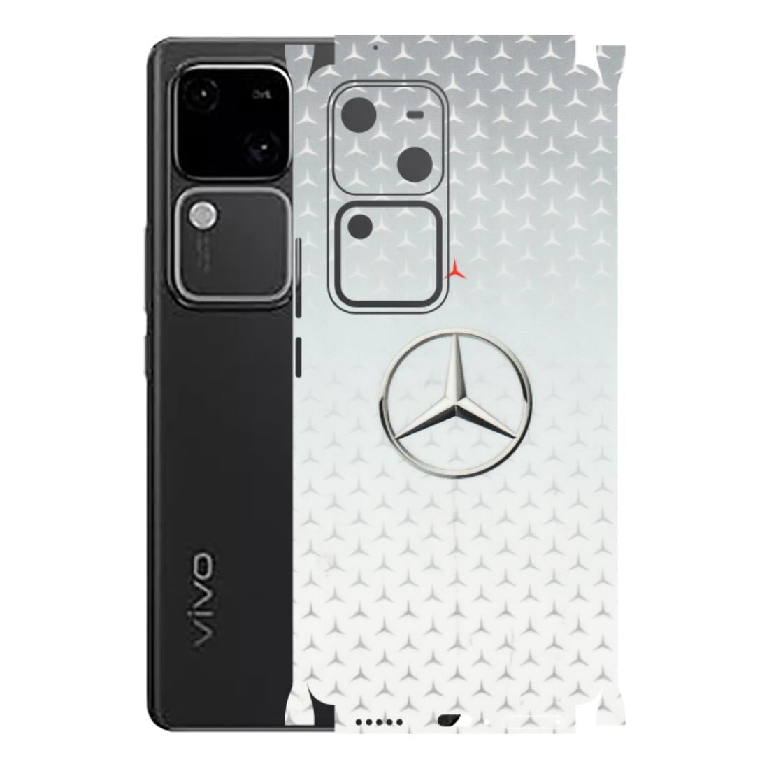 VIVO Z/V/X/T/U/S Series Phone Skins (All Models) - Mercedes Benz - Transparent Finish (T-10) Vivo V30 5G