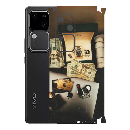 VIVO Z/V/X/T/U/S Series Phone Skins (All Models) - Luxury Lifestyle - Transparent Finish (T-11) Vivo V30 5G