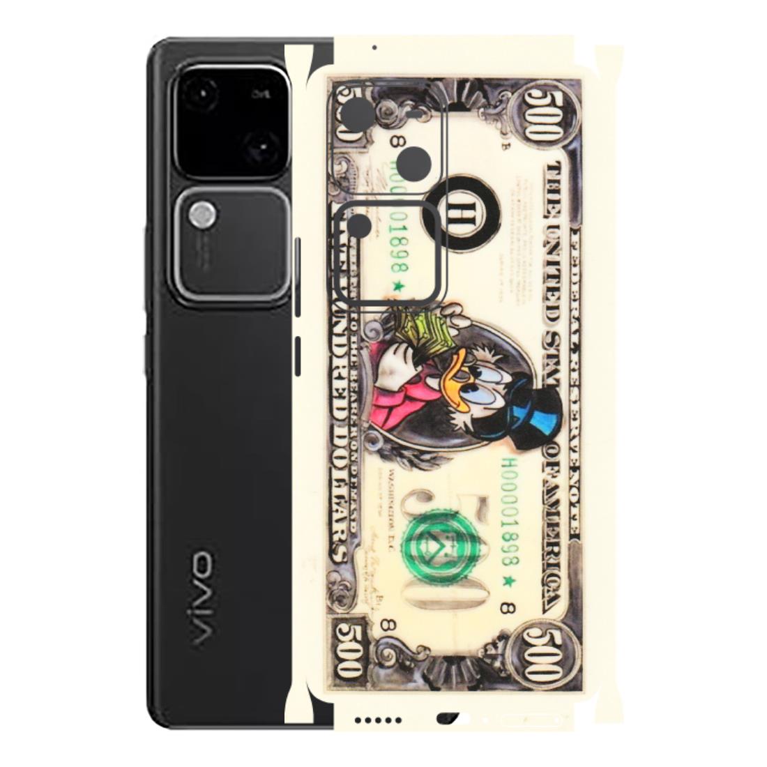 VIVO Z/V/X/T/U/S Series Phone Skins (All Models) - Five Hundred Dollar Duck - Transparent Finish (T-15) Vivo V30 5G