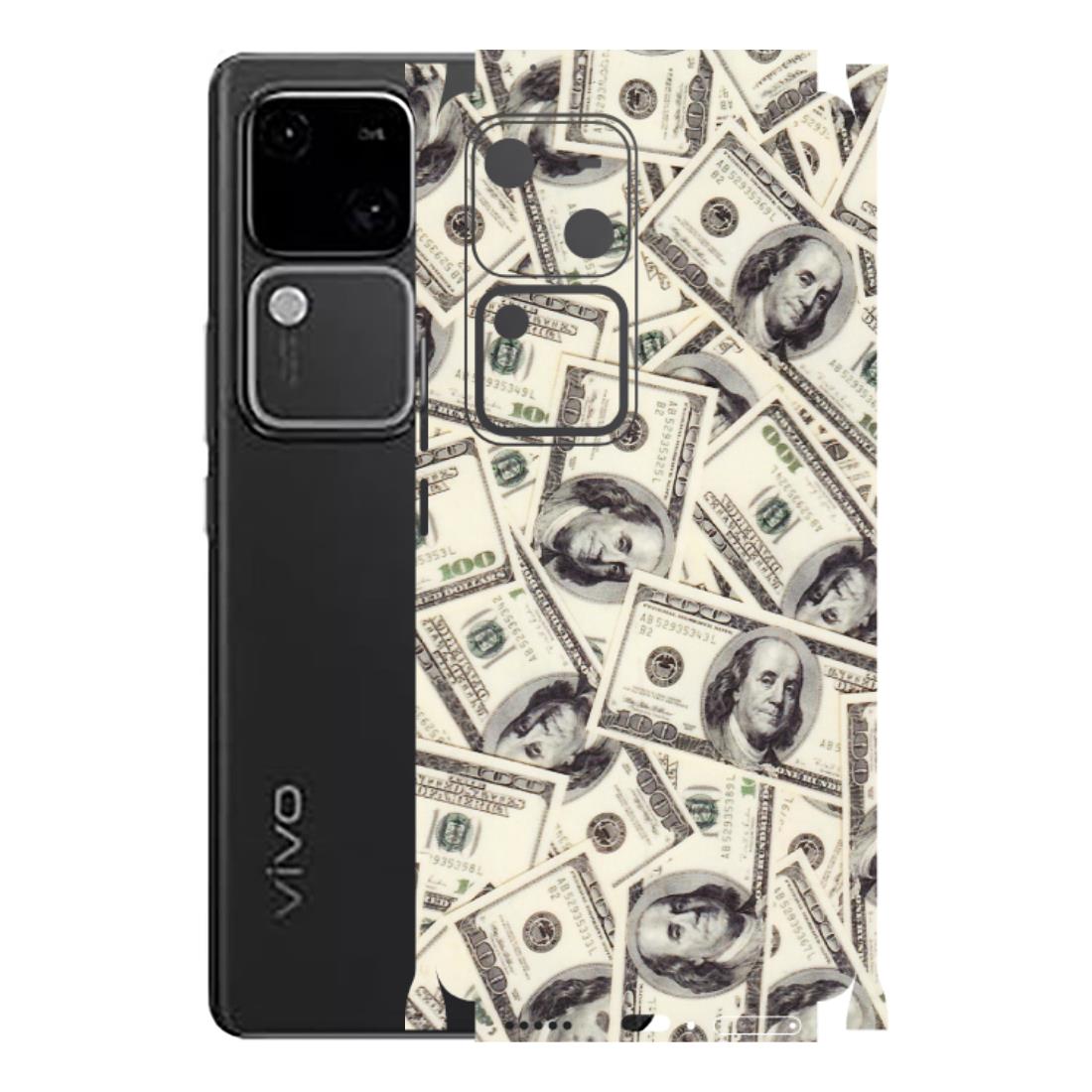 VIVO Z/V/X/T/U/S Series Phone Skins (All Models) - Dollar Lover - Transparent Finish (T-17) Vivo V30 5G