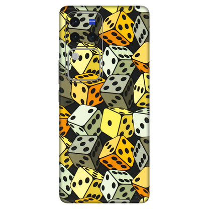 VIVO Z/V/X/T/U/S Series Phone Skins (All Models) - Dices Of Life - 3D Embossed Finish (L-04) Vivo V30 Pro (5G)