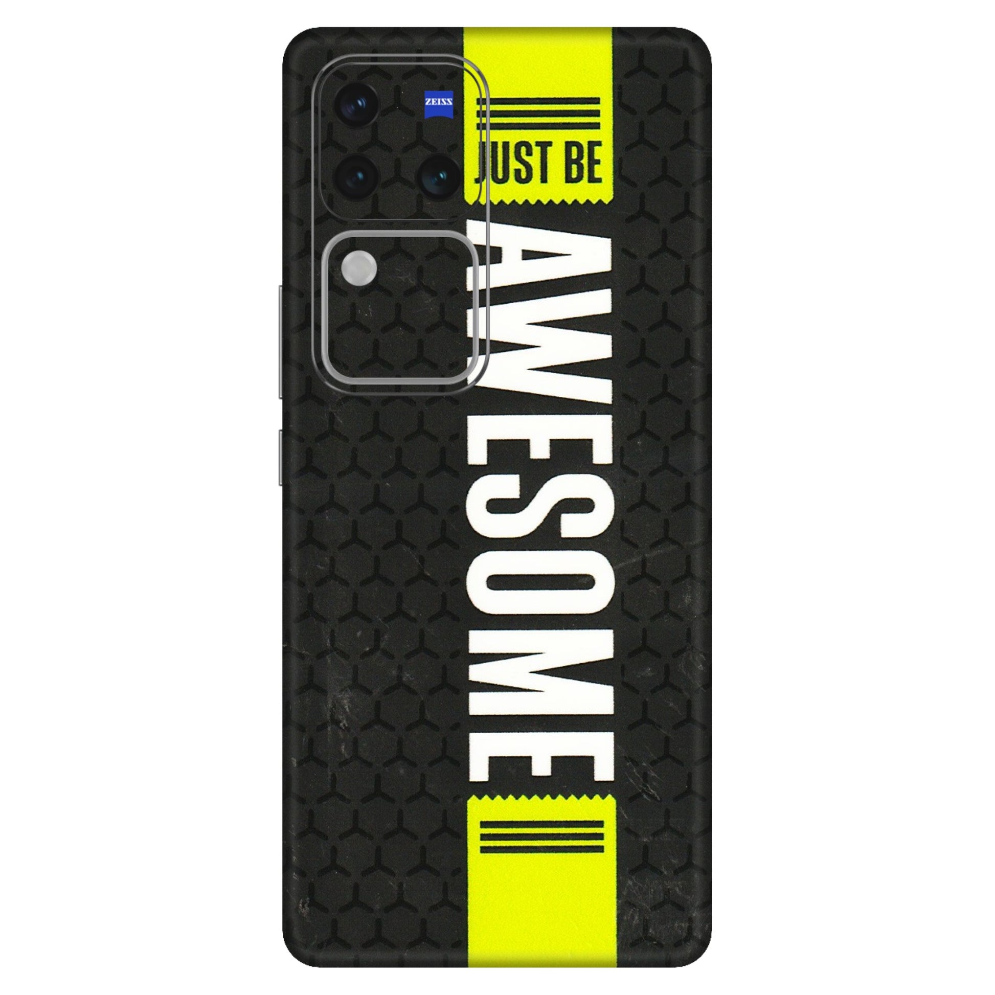 VIVO Z/V/X/T/U/S Series Phone Skins (All Models) - Just Be Awesome - 3D Embossed Finish (L-101) Vivo V30 Pro (5G)