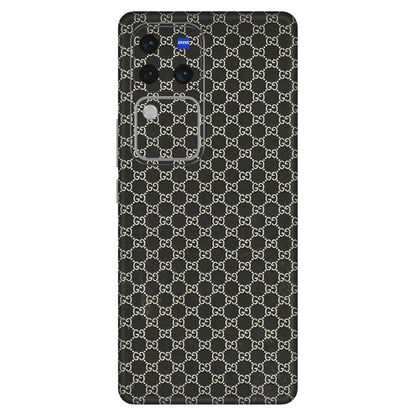 VIVO Z/V/X/T/U/S Series Phone Skins (All Models) - Black G Print - 3D Embossed Finish (L-109) Vivo V30 Pro (5G)