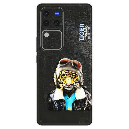 VIVO Z/V/X/T/U/S Series Phone Skins (All Models) - Rider Tiger - 3D Embossed Finish (L-113) Vivo V30 Pro (5G)