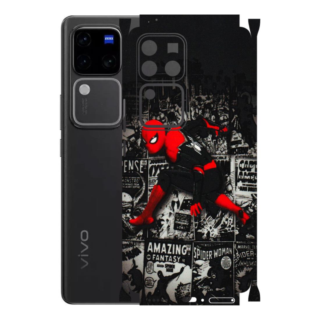 VIVO Z/V/X/T/U/S Series Phone Skins (All Models) - SpiderMan New - 3D Embossed Finish (L-162) Vivo V30 Pro (5G)