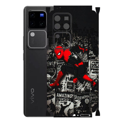 VIVO Z/V/X/T/U/S Series Phone Skins (All Models) - SpiderMan New - 3D Embossed Finish (L-162) Vivo V30 Pro (5G)