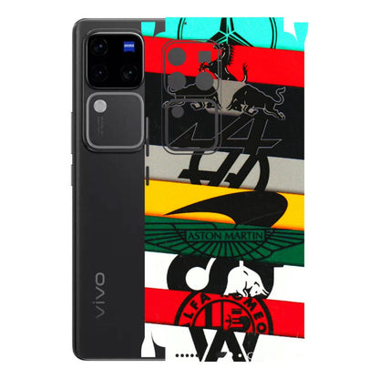 VIVO Z/V/X/T/U/S Series Phone Skins (All Models) - Multi Designer Brands - 3D Embossed Finish (L-187) Vivo V30 Pro (5G)